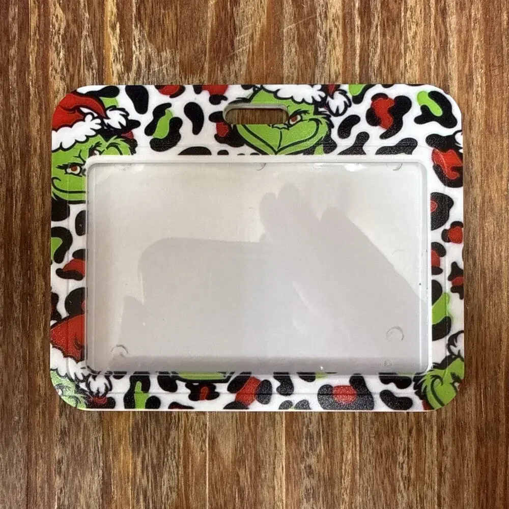 Grinch Badge ID Holder